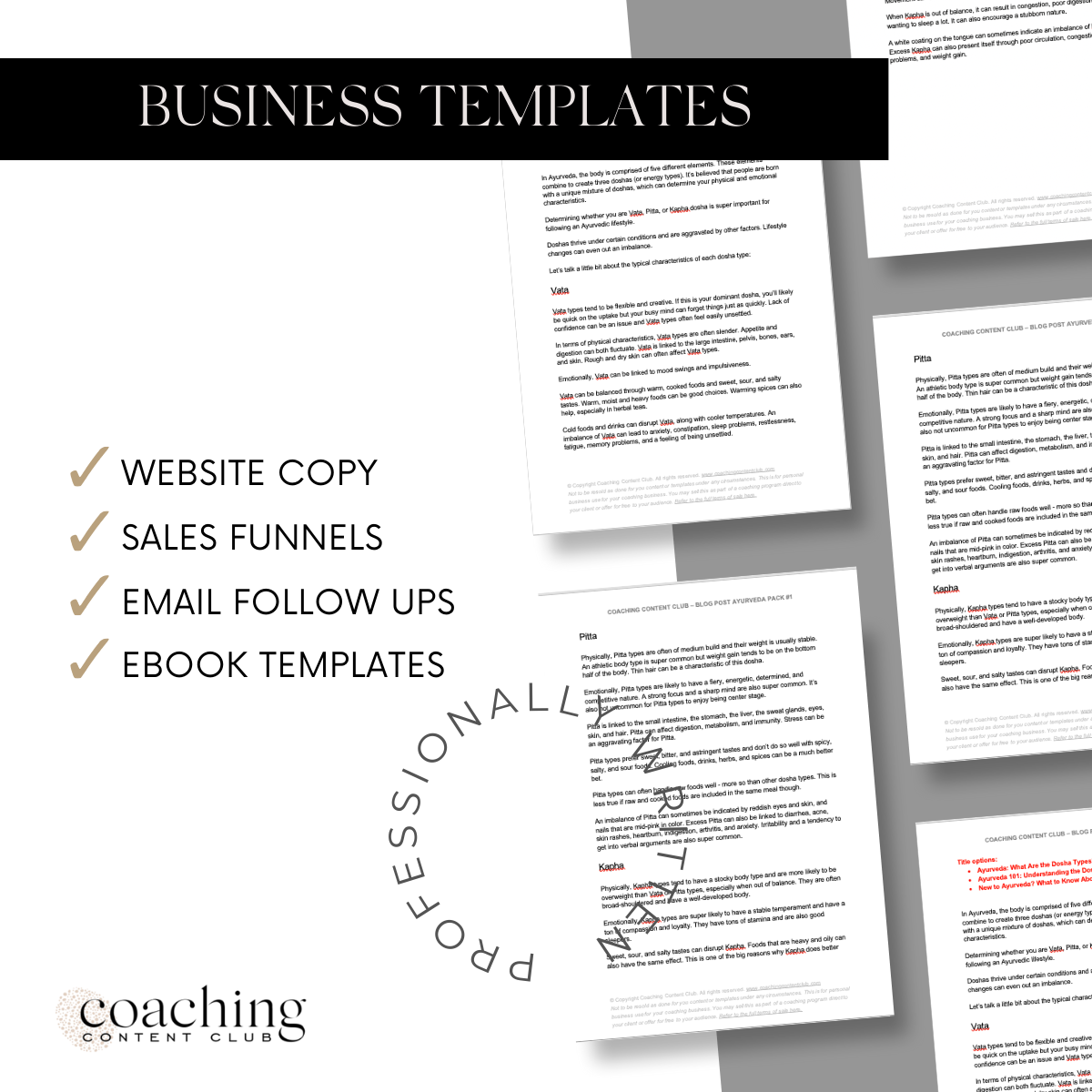 Business Templates