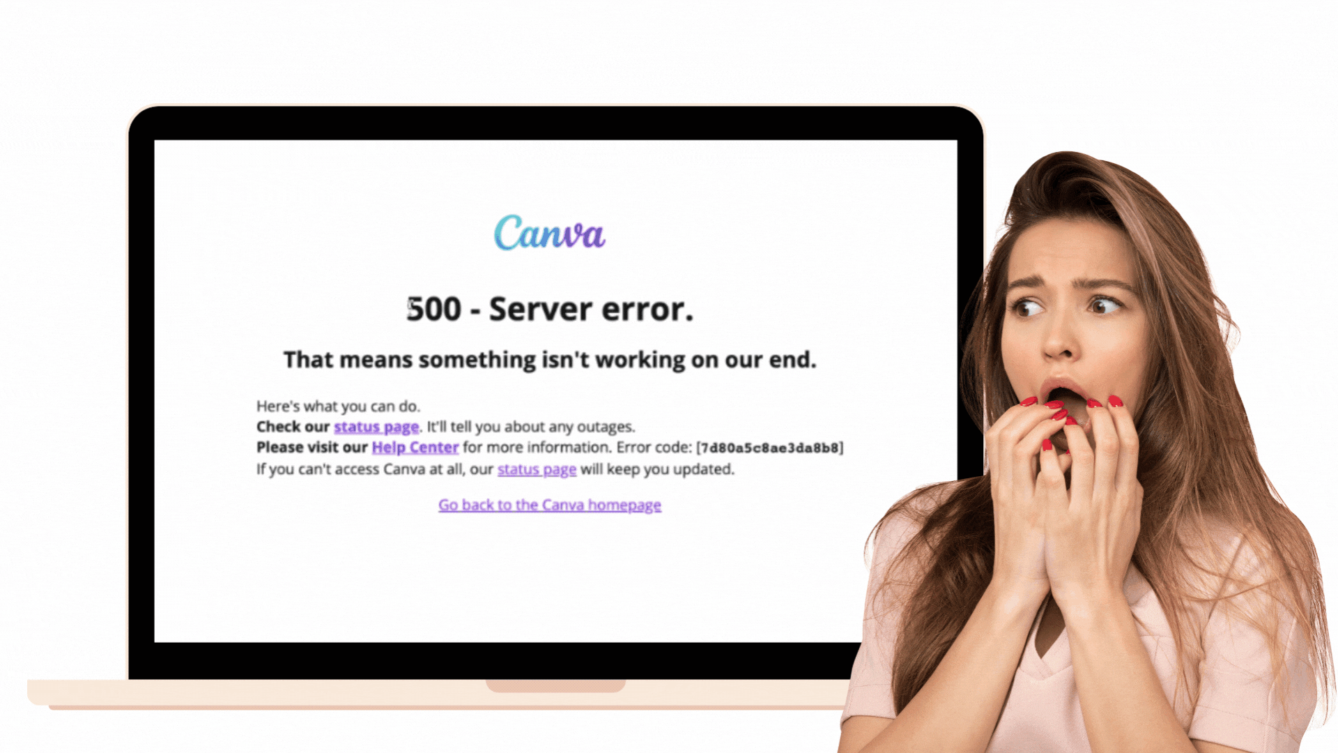 Canva Down...