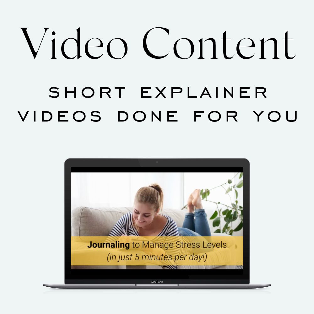 Video content explainers