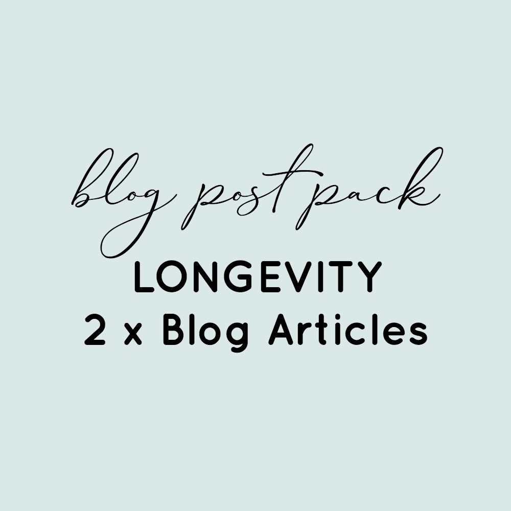 BLog Post Pack - Longevity