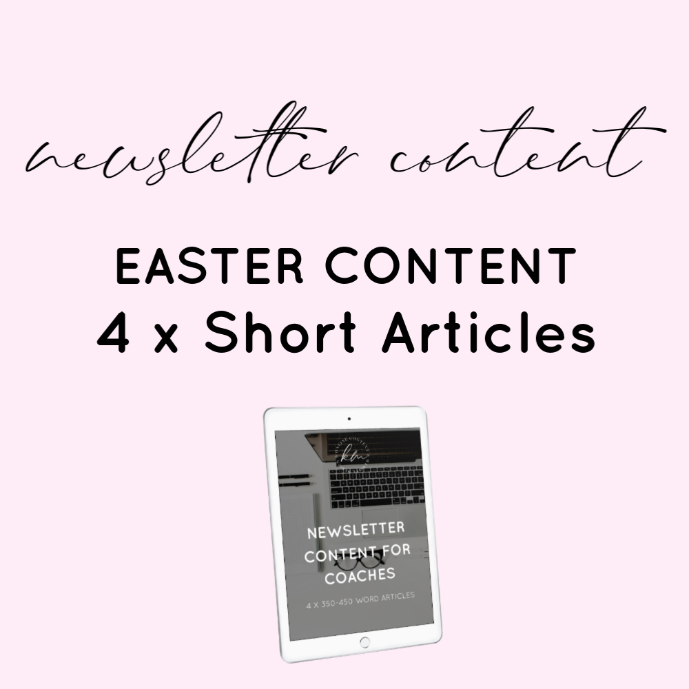 easter newsletter content