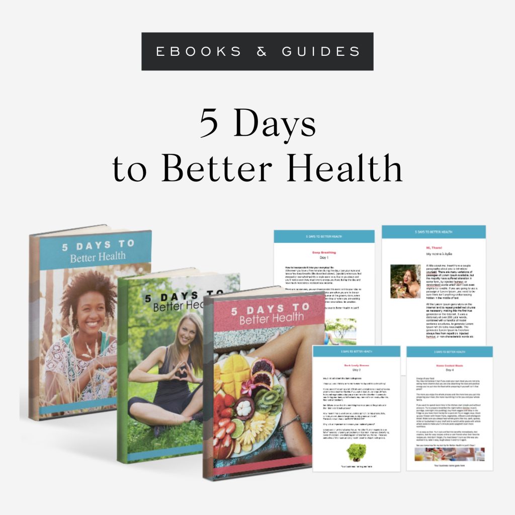 5 Days to Better Health (Website Image)